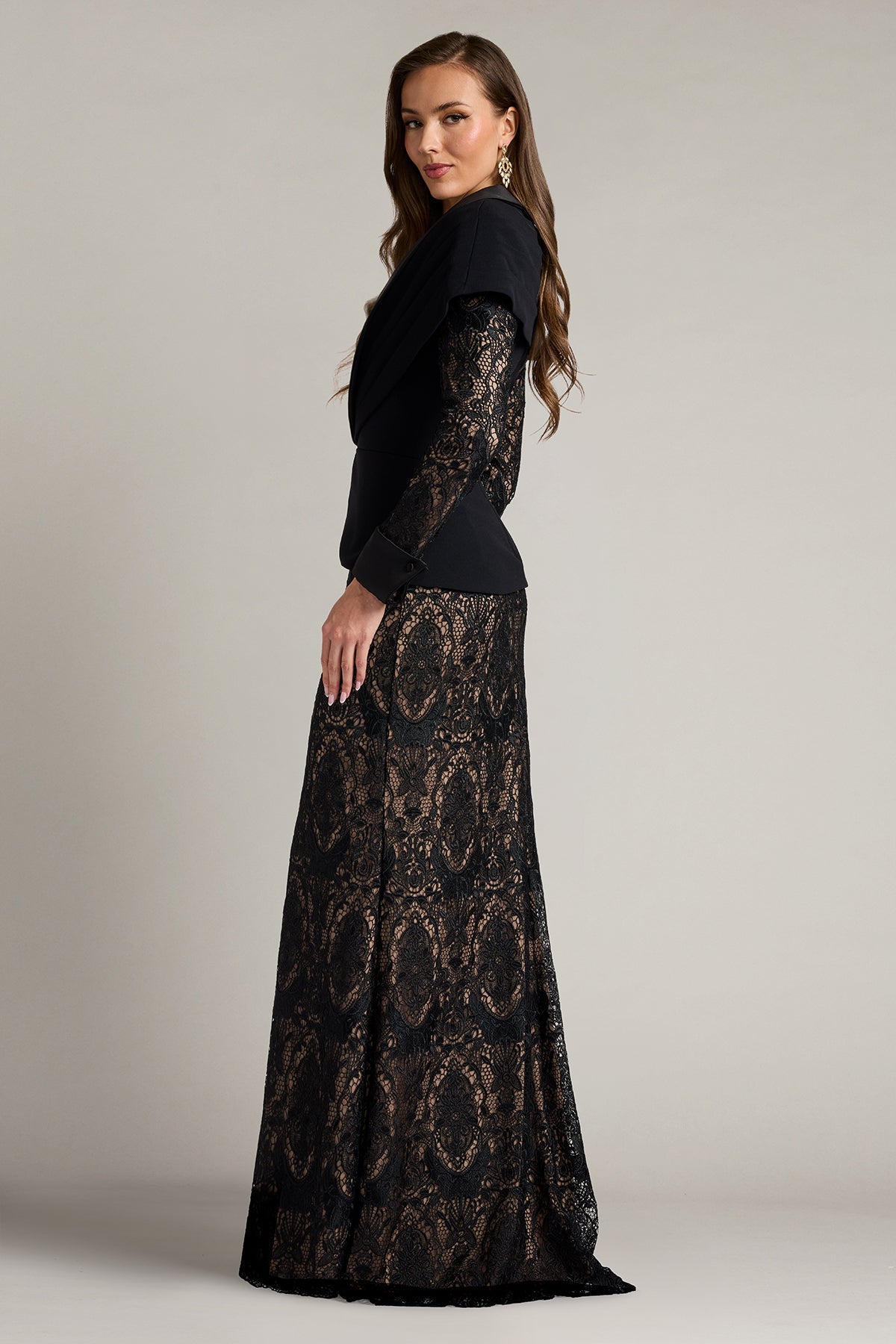 Sweetheart Floor-Length Lace Formal Sheath/Column Tadashi Shoji CKB26328L