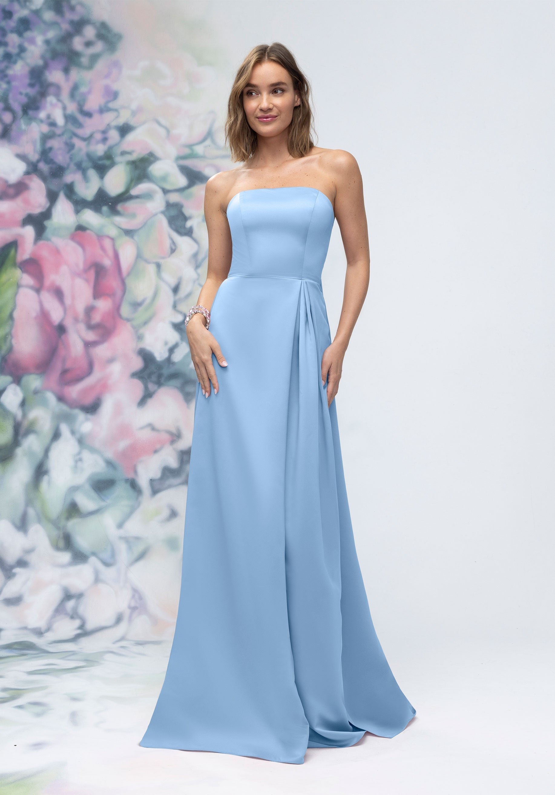 Formal Dresses Long Formal Evening Dress Cornflower-Satin-3030014-Pleated