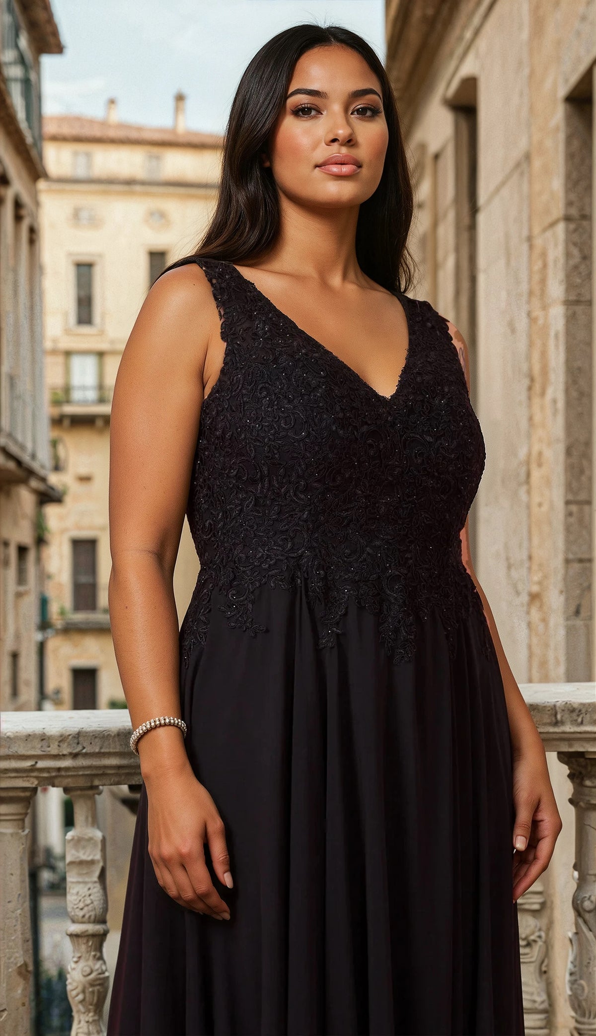 Sleeveless Long Formal Dress Plus Size Evening Gown