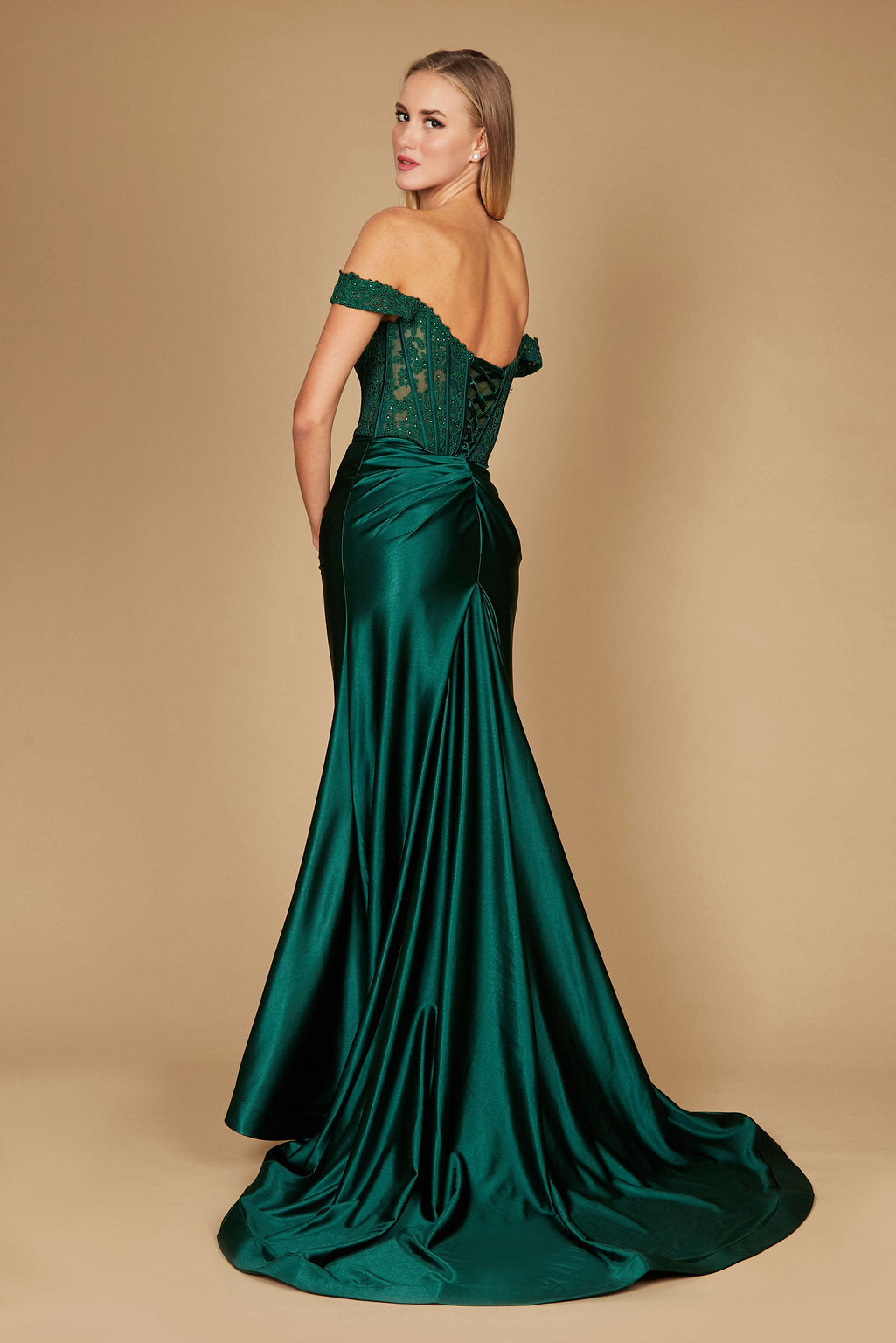 Long Corset Mermaid Prom Formal Dress