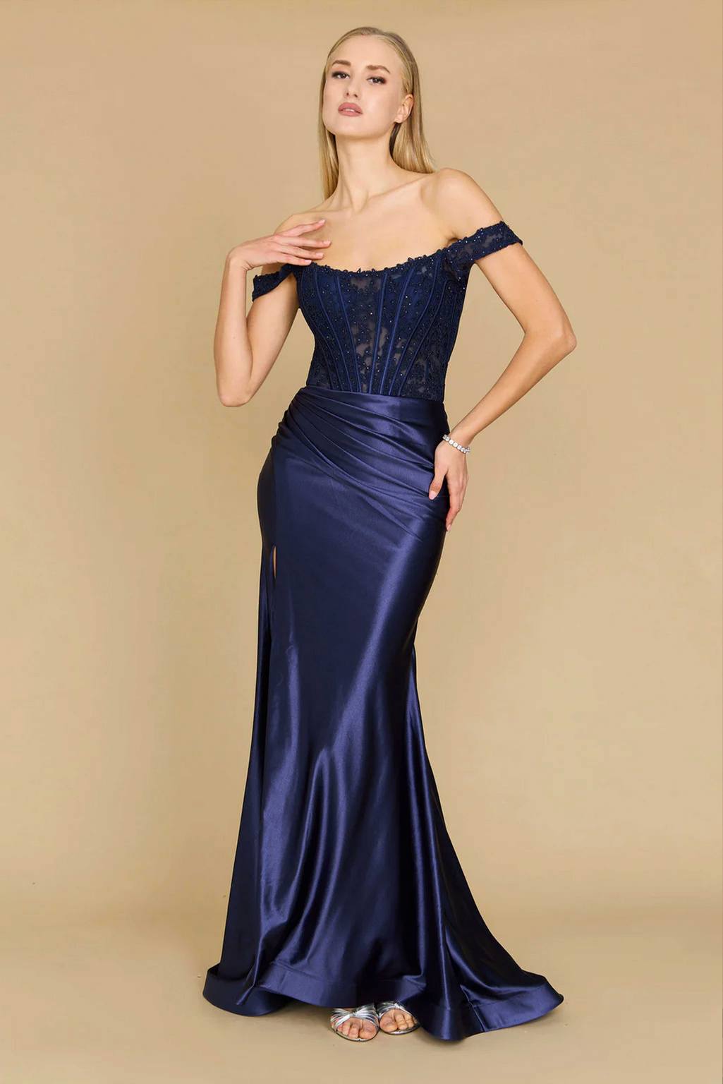 Long Corset Mermaid Prom Formal Dress