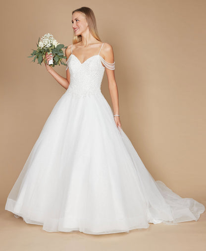Wedding Dresses Plus Size Long Off Shoulder Wedding Gown White