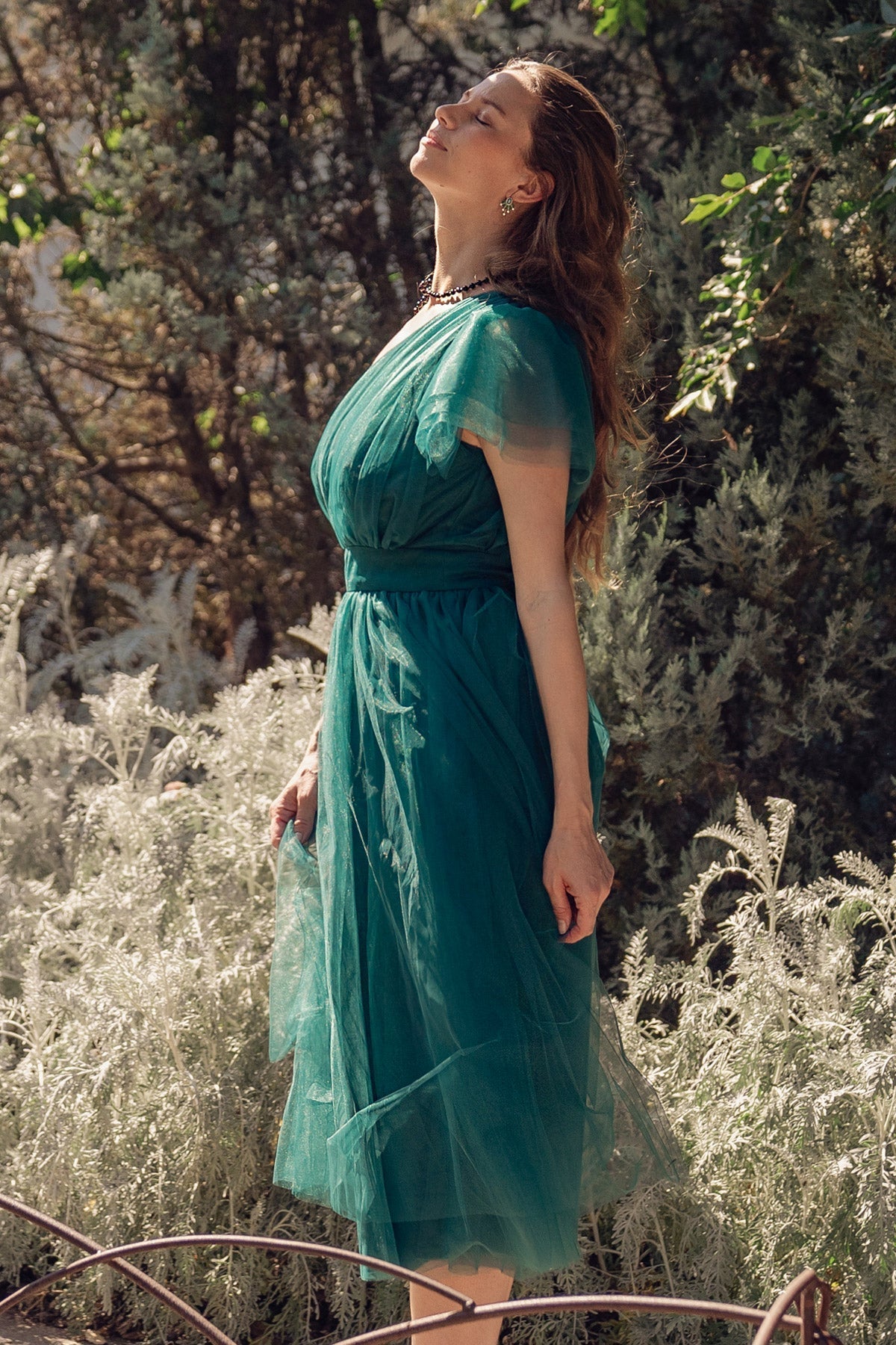 Cocktail Dresses Midi A Line Formal Cocktail Dress Flying Tomato ID20288 Emerald
