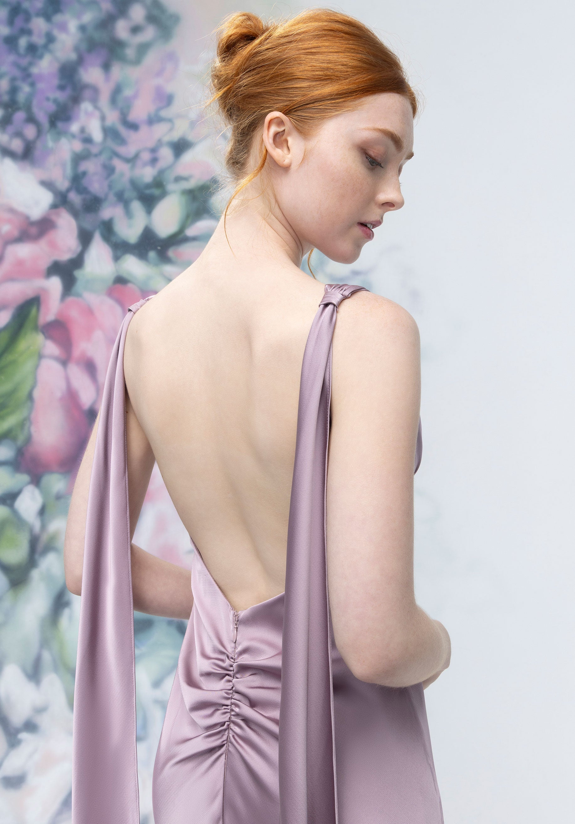 Formal Dresses Evening Long Formal A Line Dress Desert Rose-Satin-3030016-Cowl