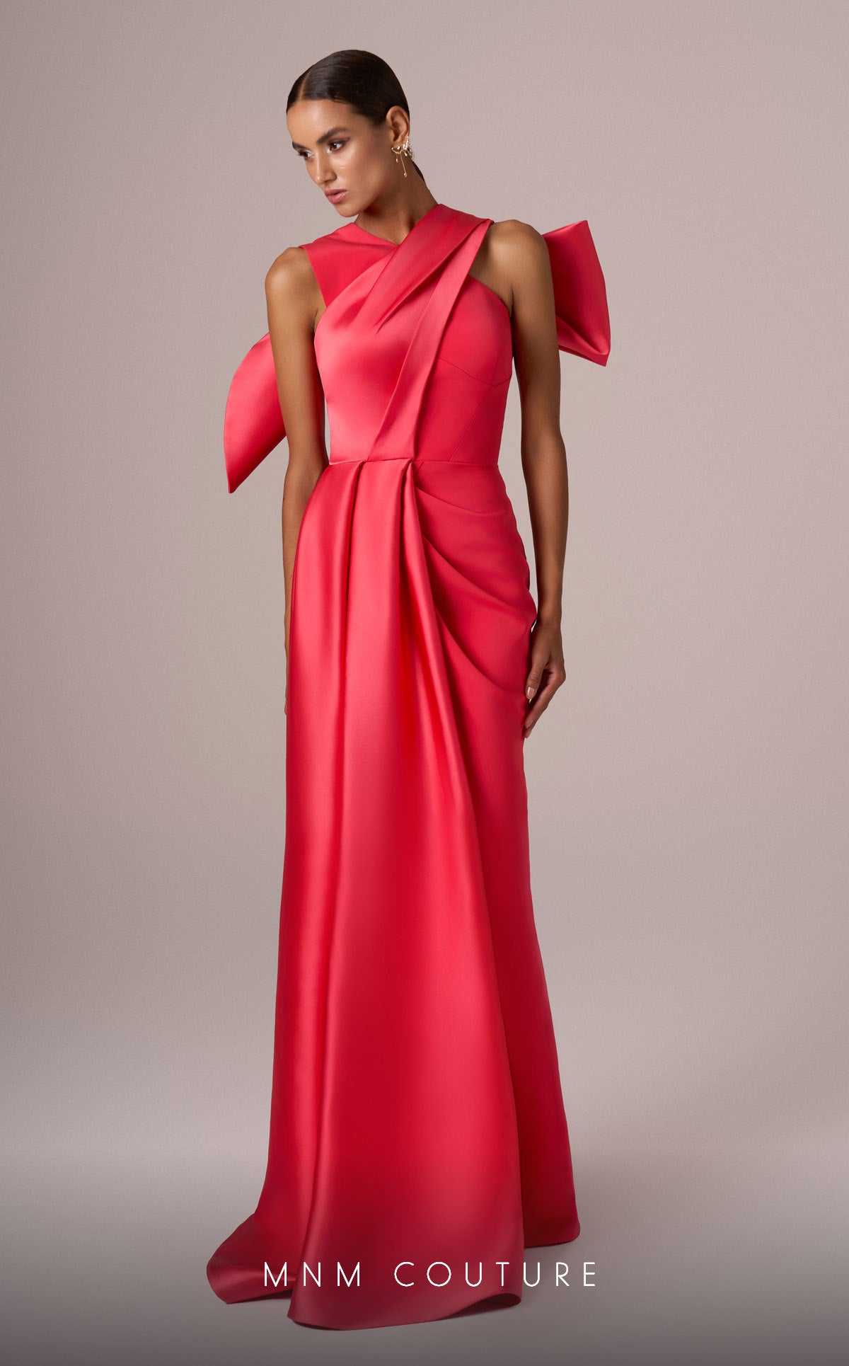 Formal Dresses Long Prom A Line Formal Dress MNM Couture E0081 Coral