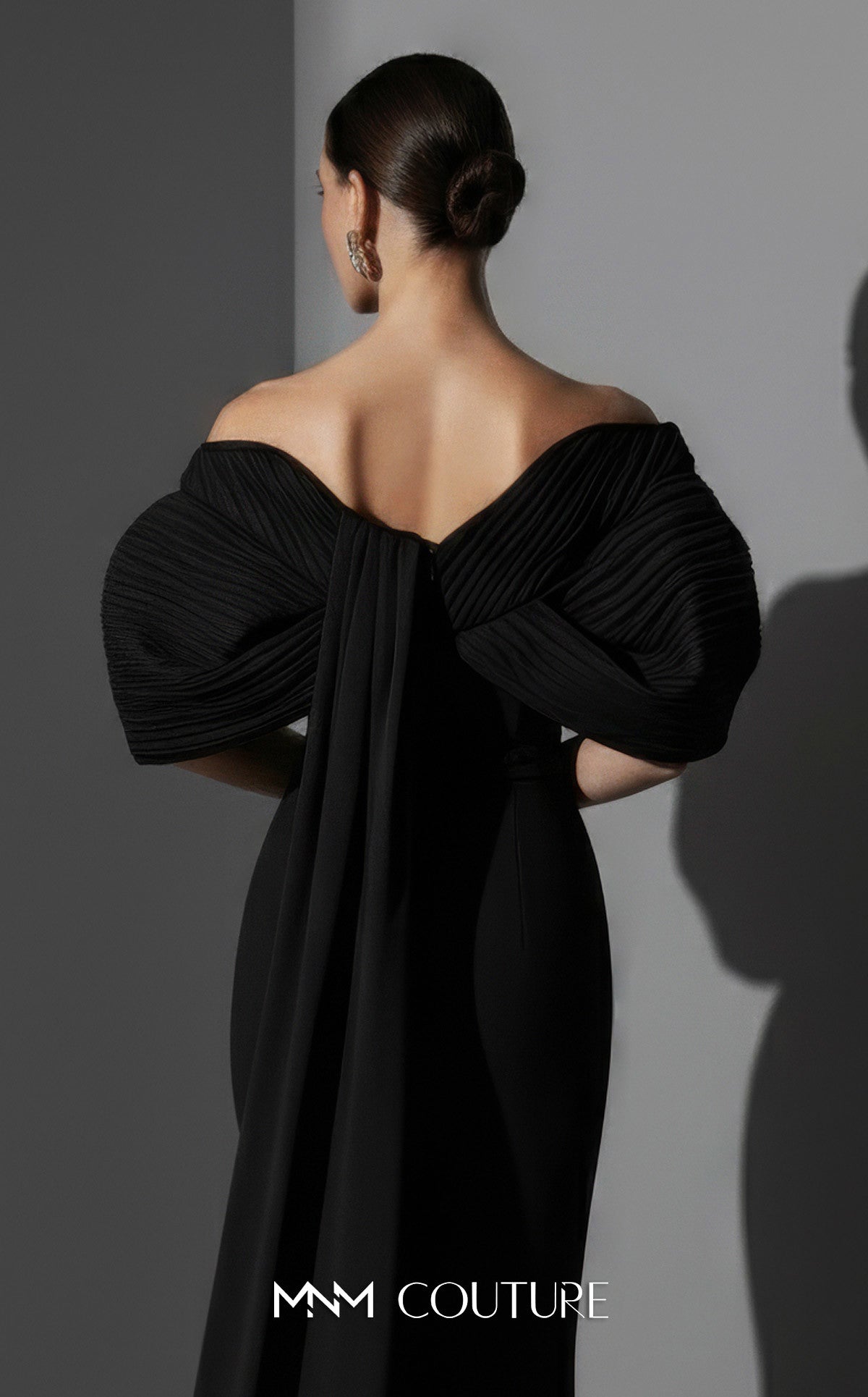 Formal Dresses Long Prom Formal Fitted Evening Dress MNM Couture E0088 Black