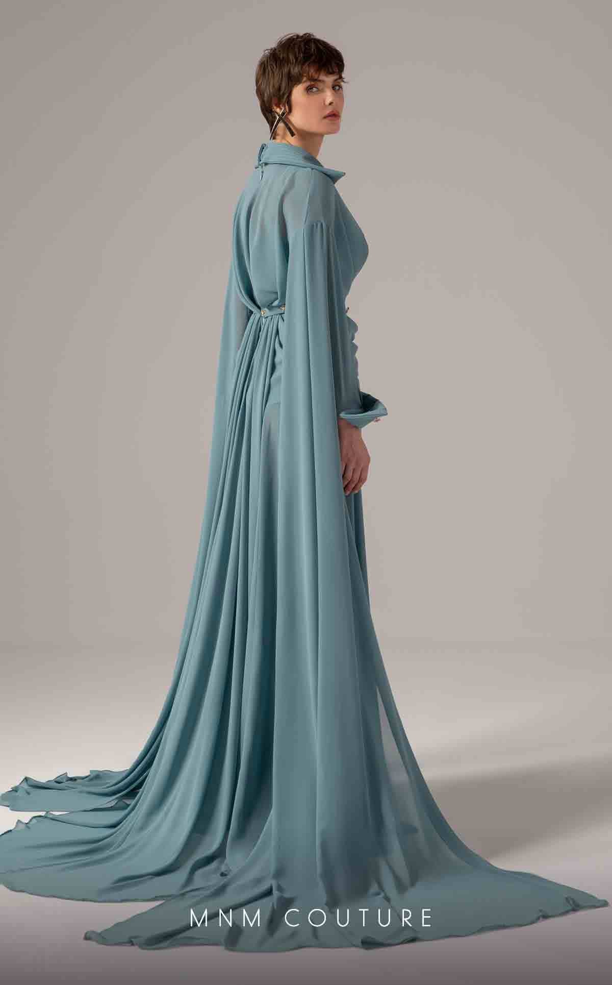 Mother of the Bride Dresses Pleated Fitted Formal Long Mother of the Bride Dress Mint