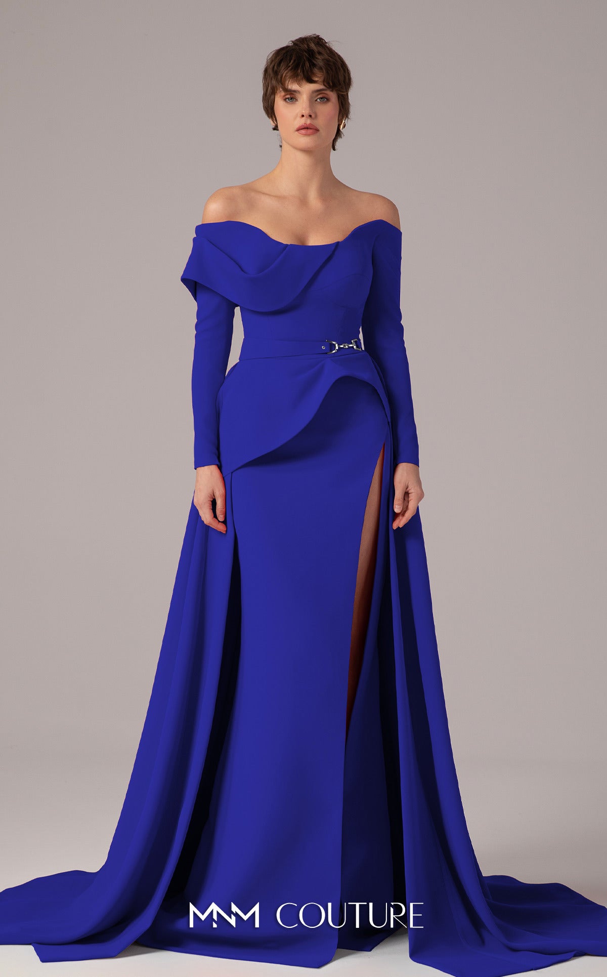 Mother of the Bride Dresses Fitted Formal Long Mother of the Bride Dress Blue