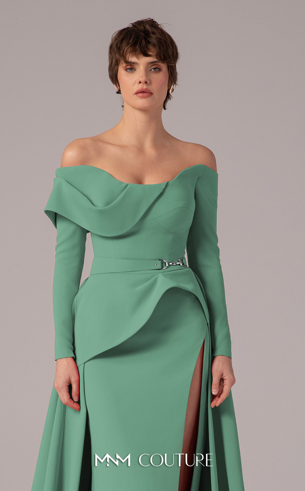 Mother of the Bride Dresses Fitted Formal Long Mother of the Bride Dress Mint
