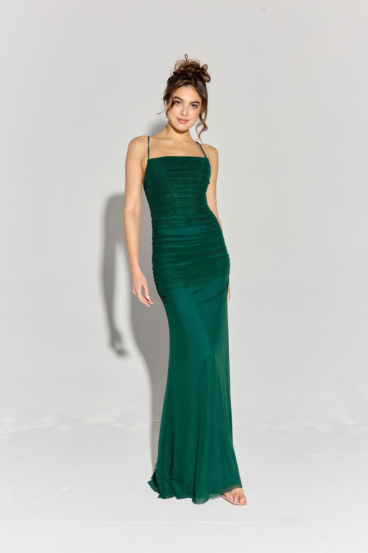 Prom Dresses Fitted Long Formal Evening Prom Dress Eureka Fashion EK177 Hunter Green