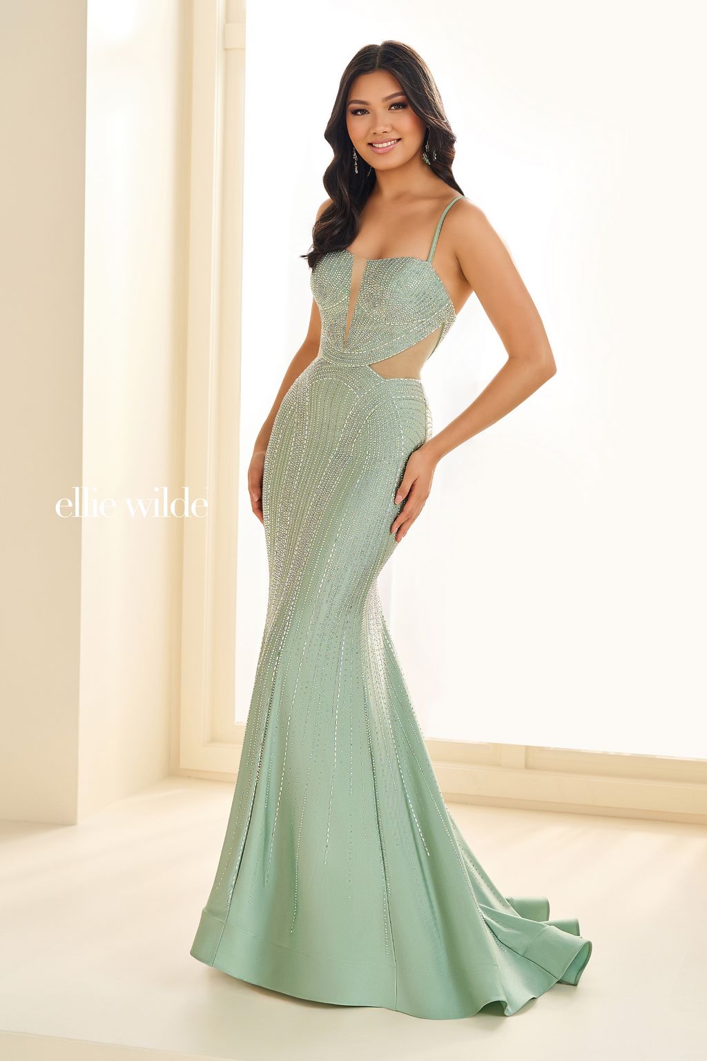 Prom Dresses Long Formal Gown Mermaid Prom Dress Sage