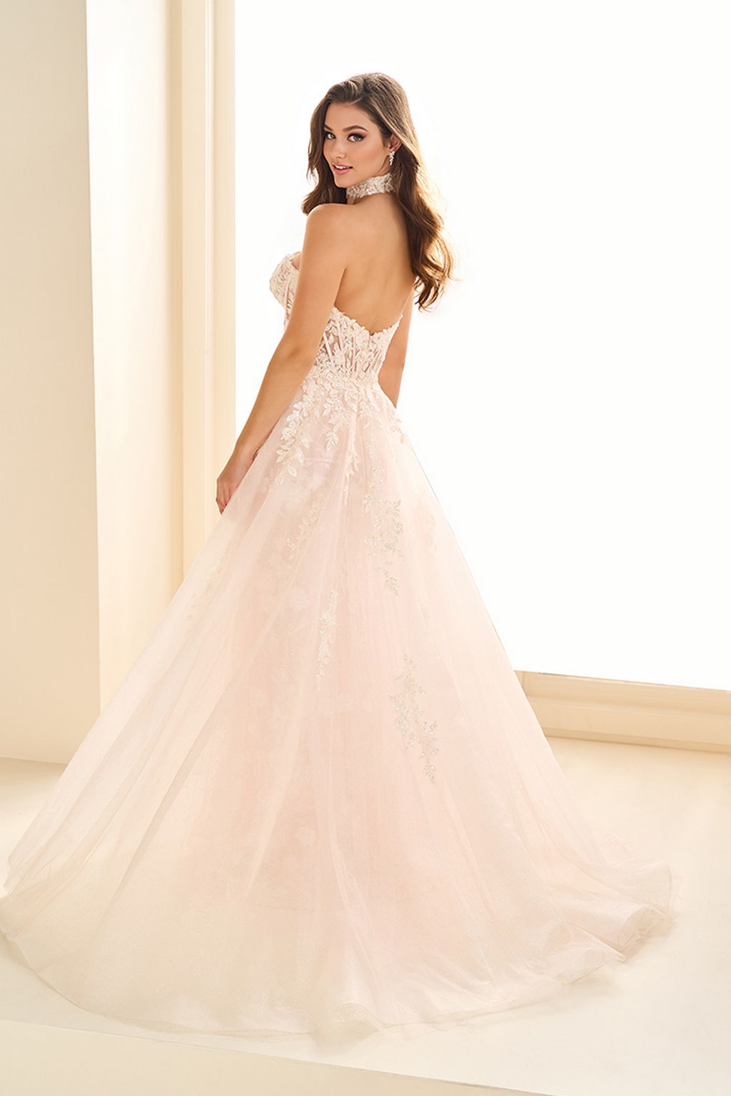 Prom Dresses Sequin Mermaid Long Formal Glitter Prom Dress Petal