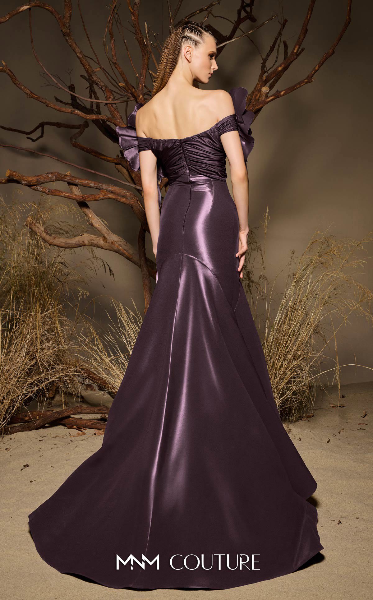 Prom Dresses Long Formal 3D Floral Mermaid Prom Dress MNM Couture F02993 Lilac