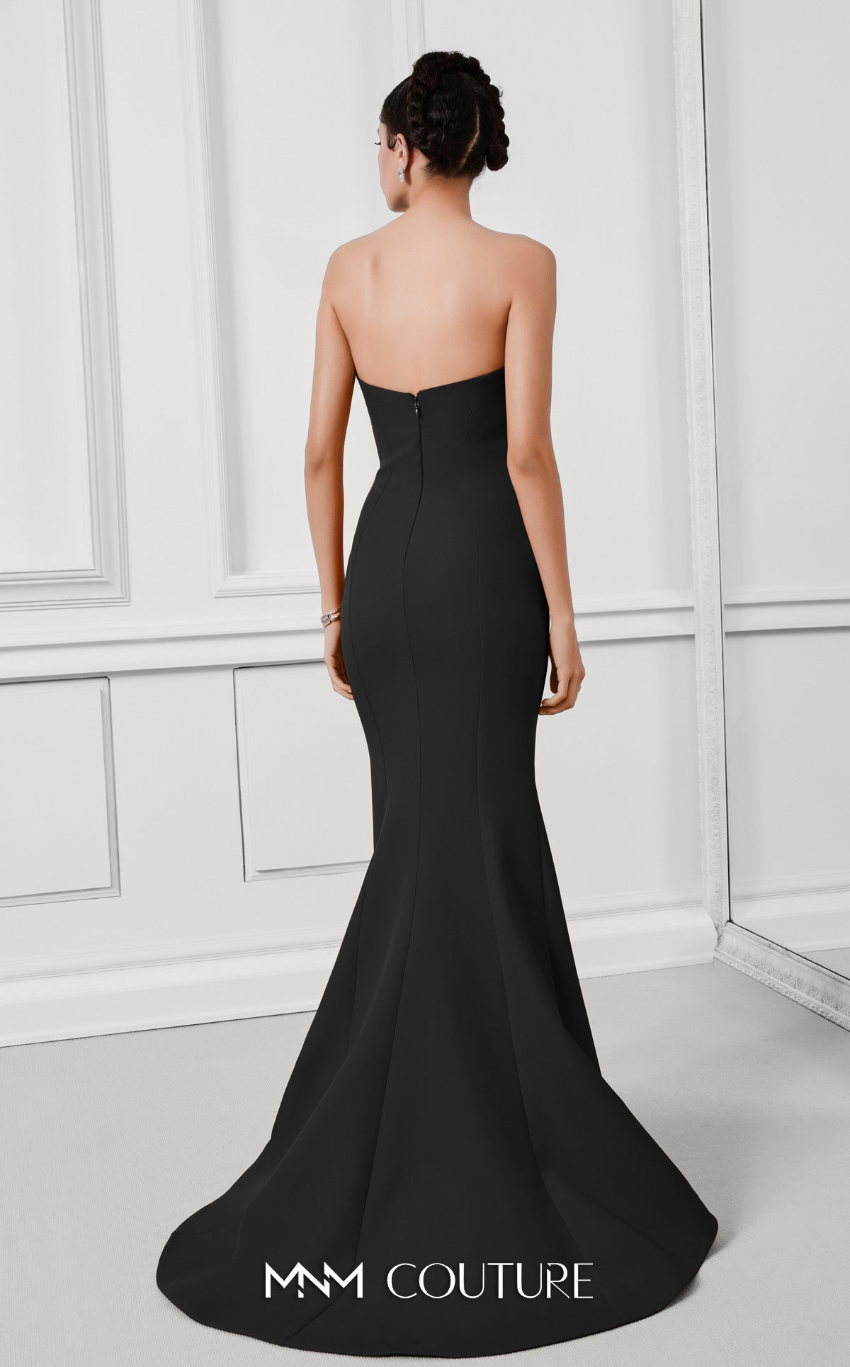 Prom Dresses Beaded Fitted Formal Long Prom Dress Black