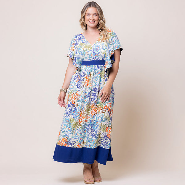 Plus Size Dresses Print Formal Prom Plus Size Long Dress Kiyonna 12242902 Mixed Mosaic Print