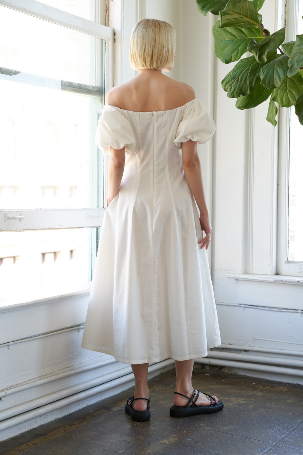 Wedding Dresses Midi Short A Line Wedding Dress Flying Tomato FD1015 White