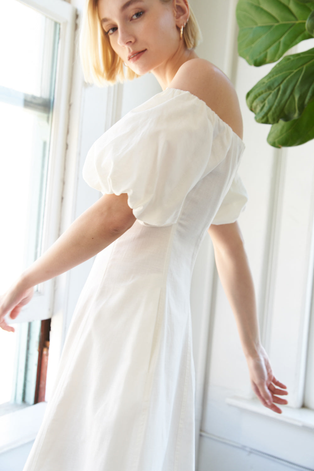Wedding Dresses Midi Short A Line Wedding Dress Flying Tomato FD1015 White