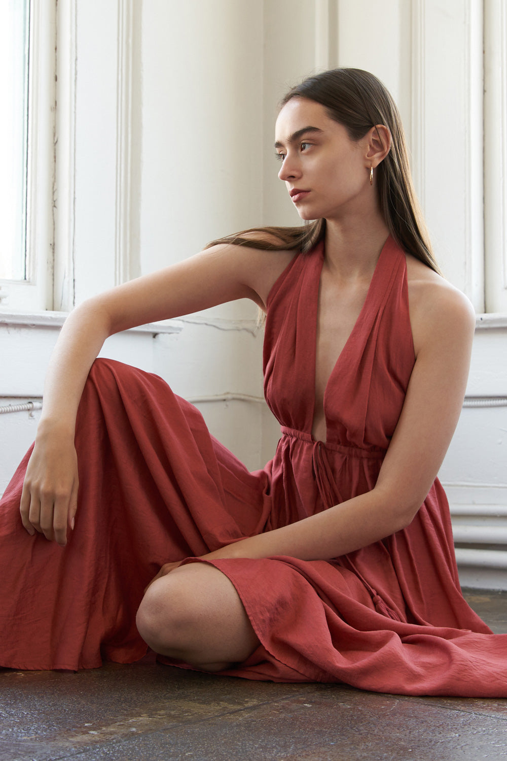 Formal Dresses Evening Long Prom Formal Dress Flying Tomato FD1017 Rust