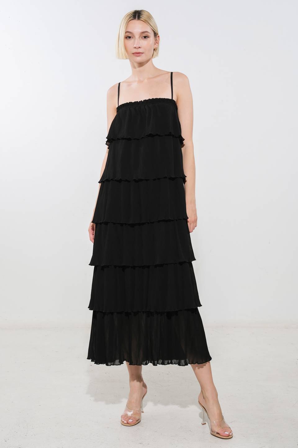 Cocktail Dresses Evening Cocktail Midi Dress Flying Tomato FD1114 Black