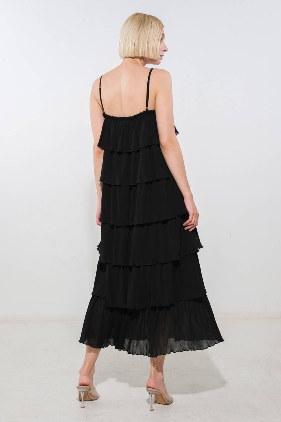 Cocktail Dresses Evening Cocktail Midi Dress Flying Tomato FD1114 Black
