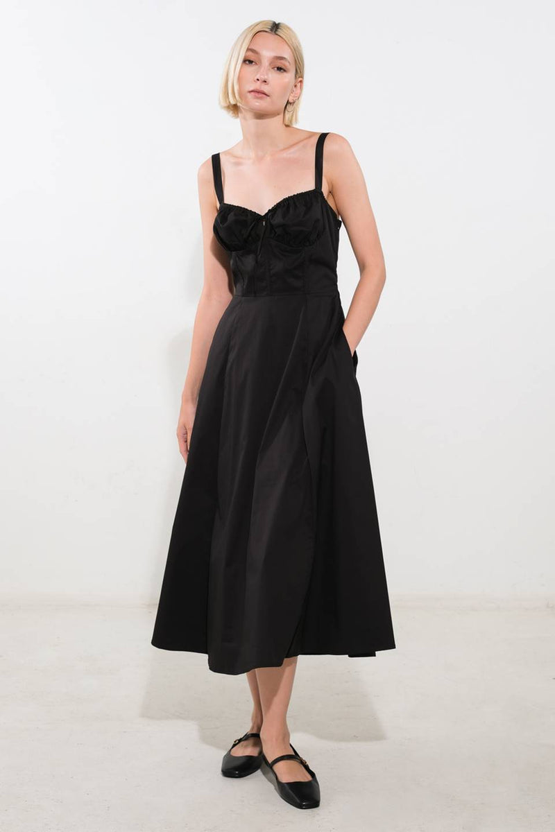 Cocktail Dresses Formal Cocktail Midi Dress Flying Tomato FD1169 Black