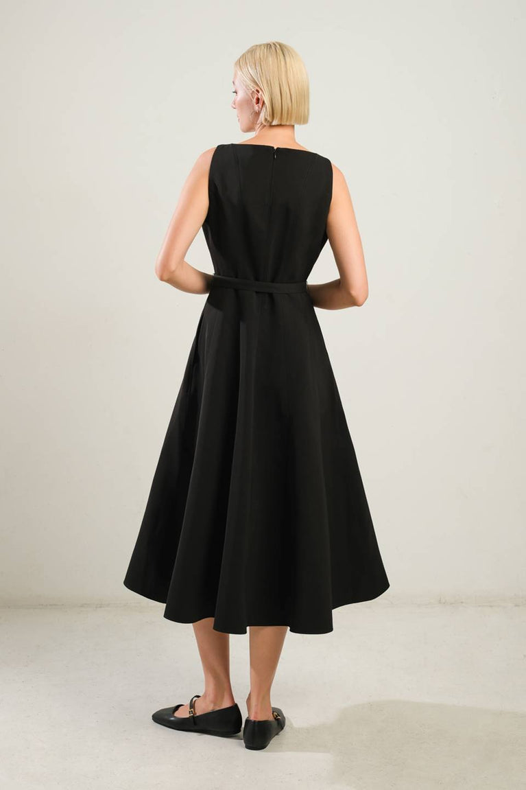 Cocktail Dresses Midi Short A Line Cocktail Dress Flying Tomato FD1237 Black