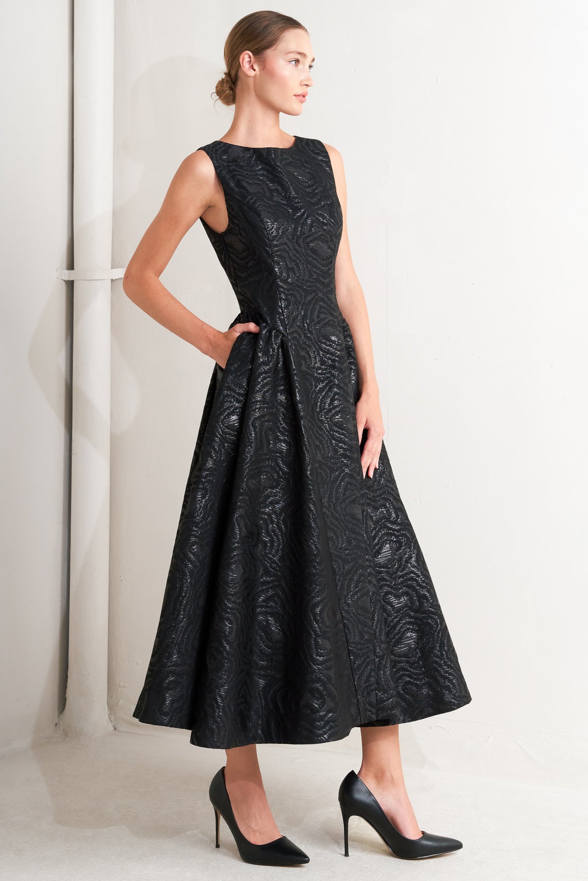 Cocktail Dresses Cocktail Short A Line Tea Length Dress Flying Tomato FD1328 Black