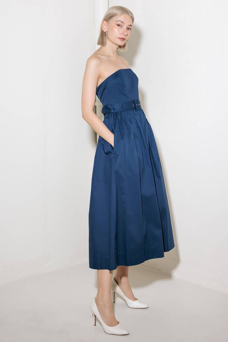 Cocktail Dresses Short A Line Midi Cocktail Evening Dress Flying Tomato FD1524 Navy