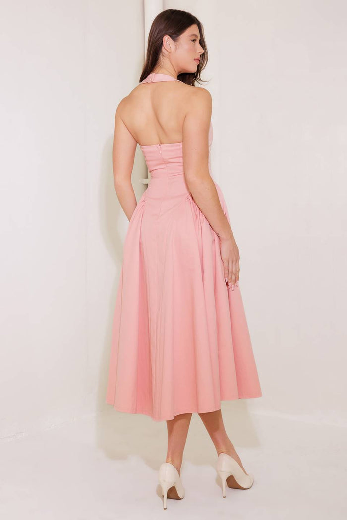 Cocktail Dresses Short Midi Cocktail Dress Flying Tomato FD1566 Soft Pink
