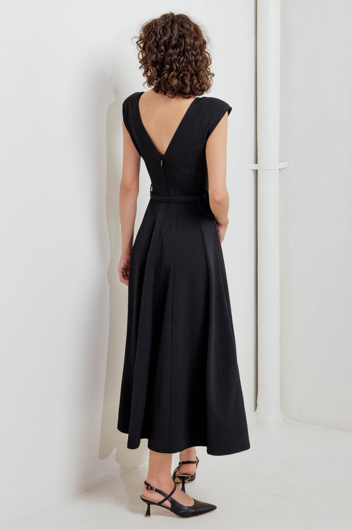 Cocktail Dresses Tea Length A Line Short Cocktail Dress Flying Tomato FD1758 Black