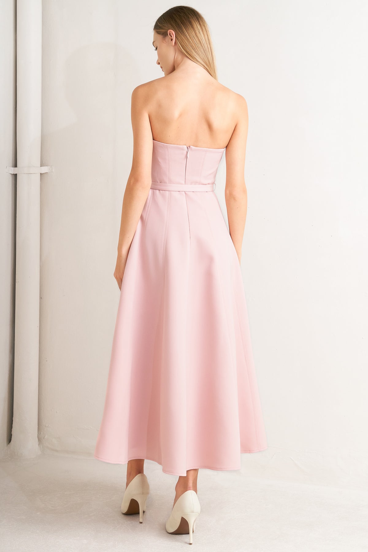 Cocktail Dresses Midi A Line Evening Cocktail Dress Flying Tomato FD1886 Pink