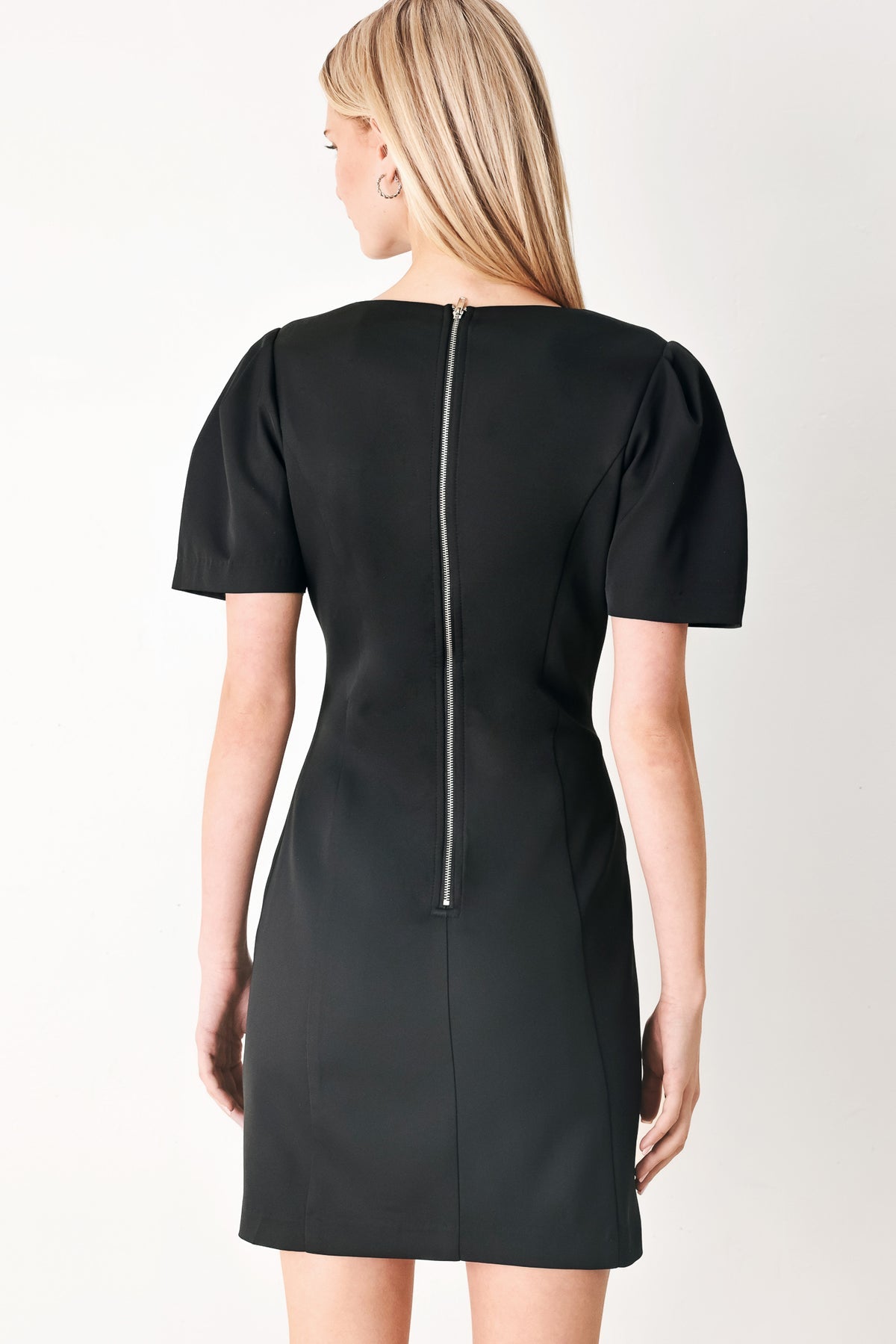 Bateau Mini Crepe Cocktail Sheath Flying Tomato FD2141