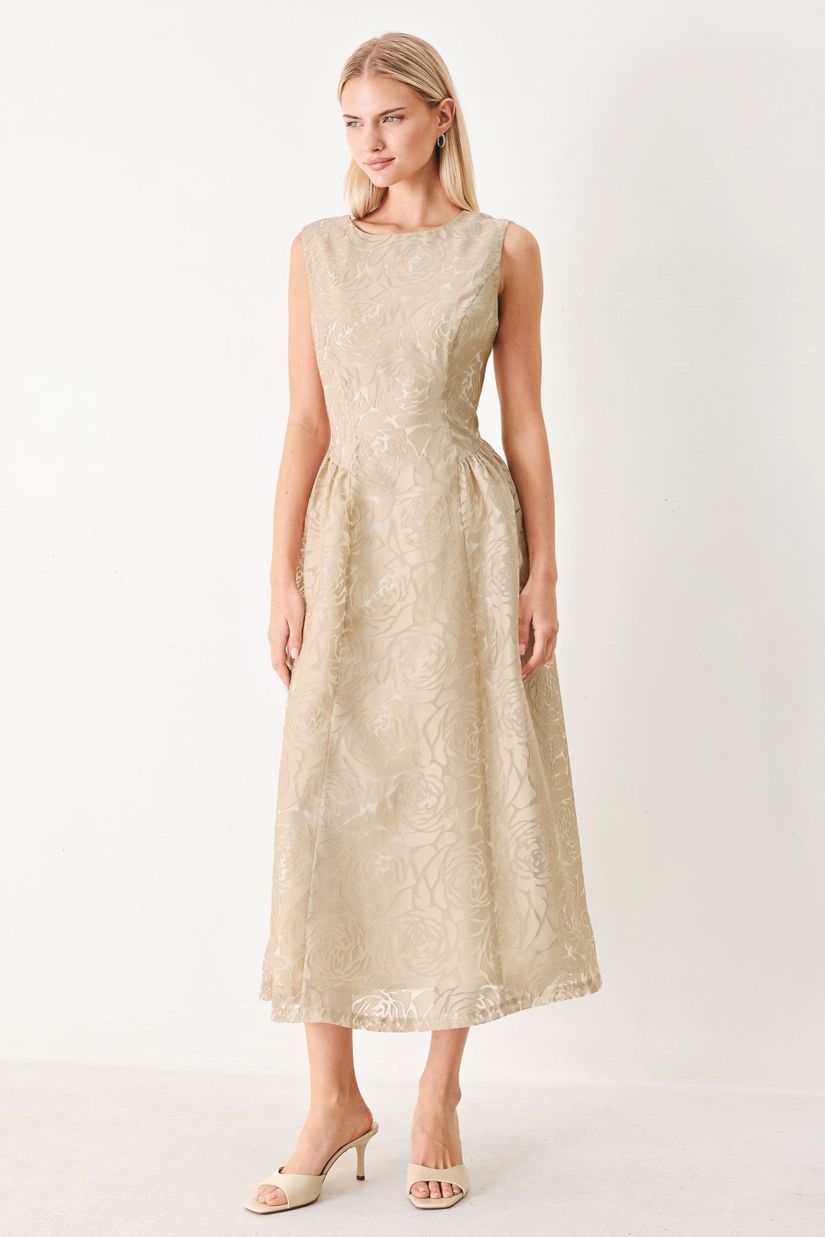 Jewel Tea-Length Lace Formal A-Line Flying Tomato FD2203