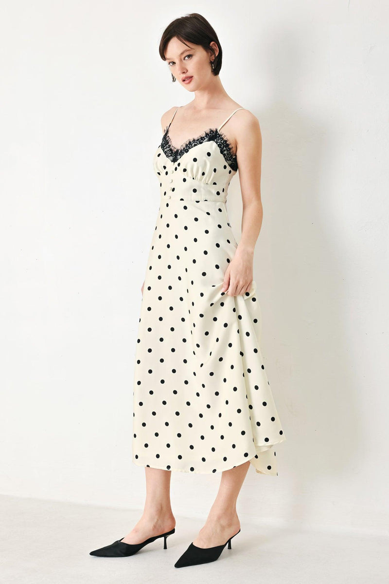 Sweetheart Midi Crepe Cocktail A-Line Dress Flying Tomato FD2210