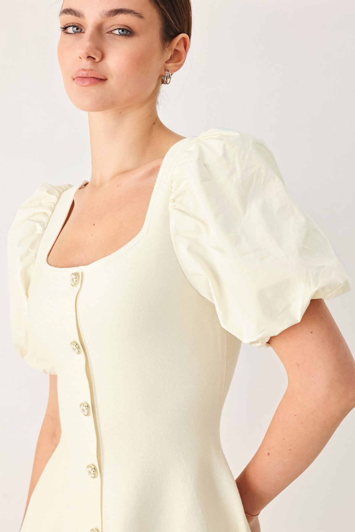 Square Mini/Short Scuba Occasion A-Line Flying Tomato FSW1512