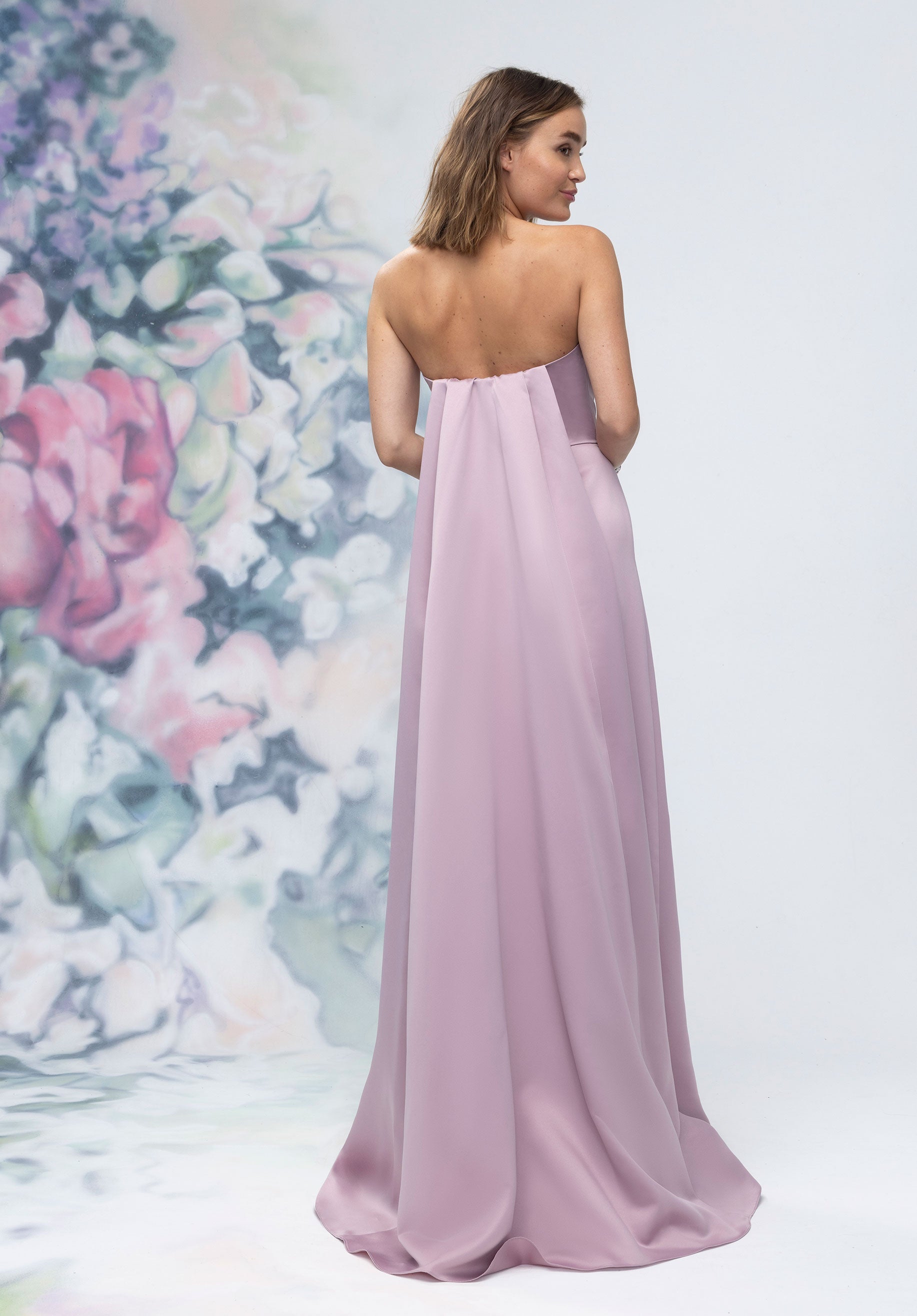 Formal Dresses Evening Formal Long Dress French Lilac-Satin-3030014-Pleated