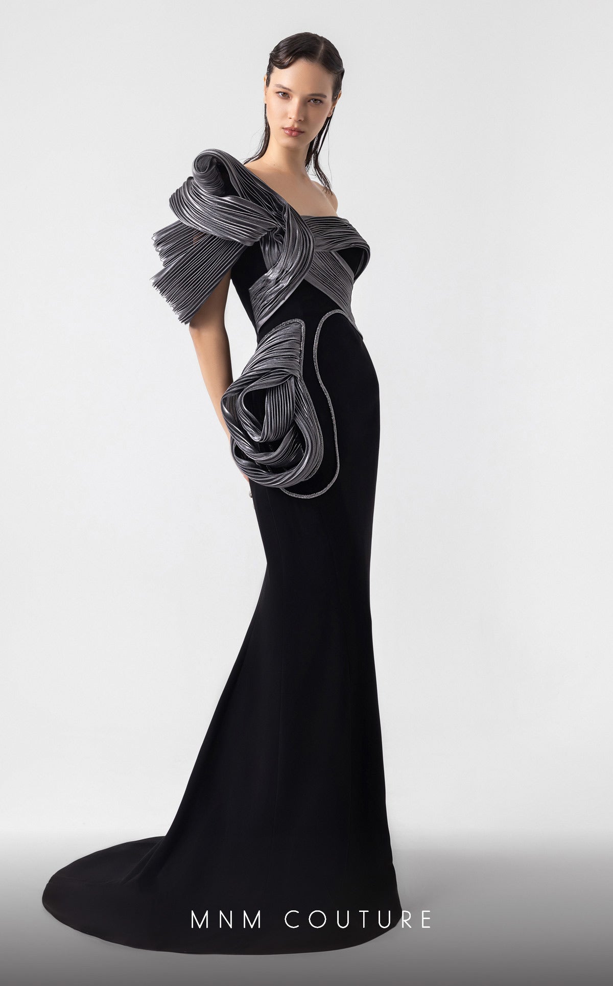 Formal Dresses Long Prom Mermaid Formal Evening Dress MNM Couture G1913 Black