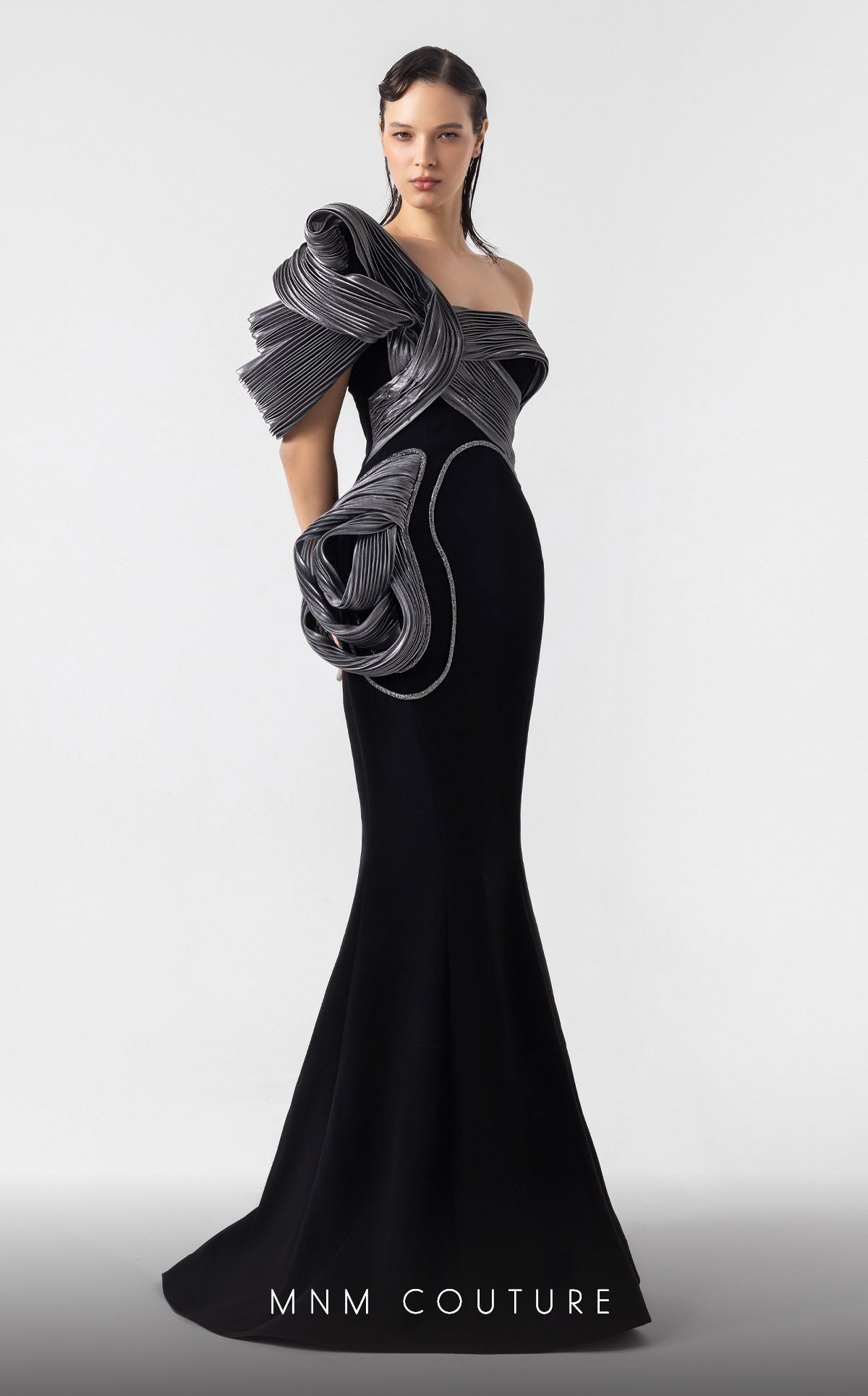 Formal Dresses Long Prom Mermaid Formal Evening Dress MNM Couture G1913 Black