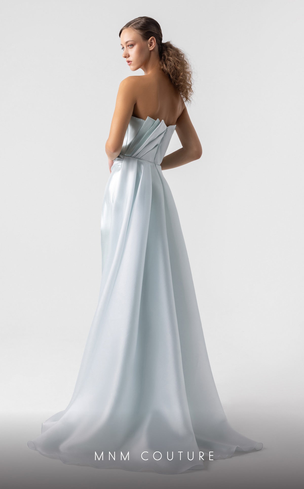 Prom Dresses Long Prom Formal Evening Metallic Dress MNM Couture G1923 Mint
