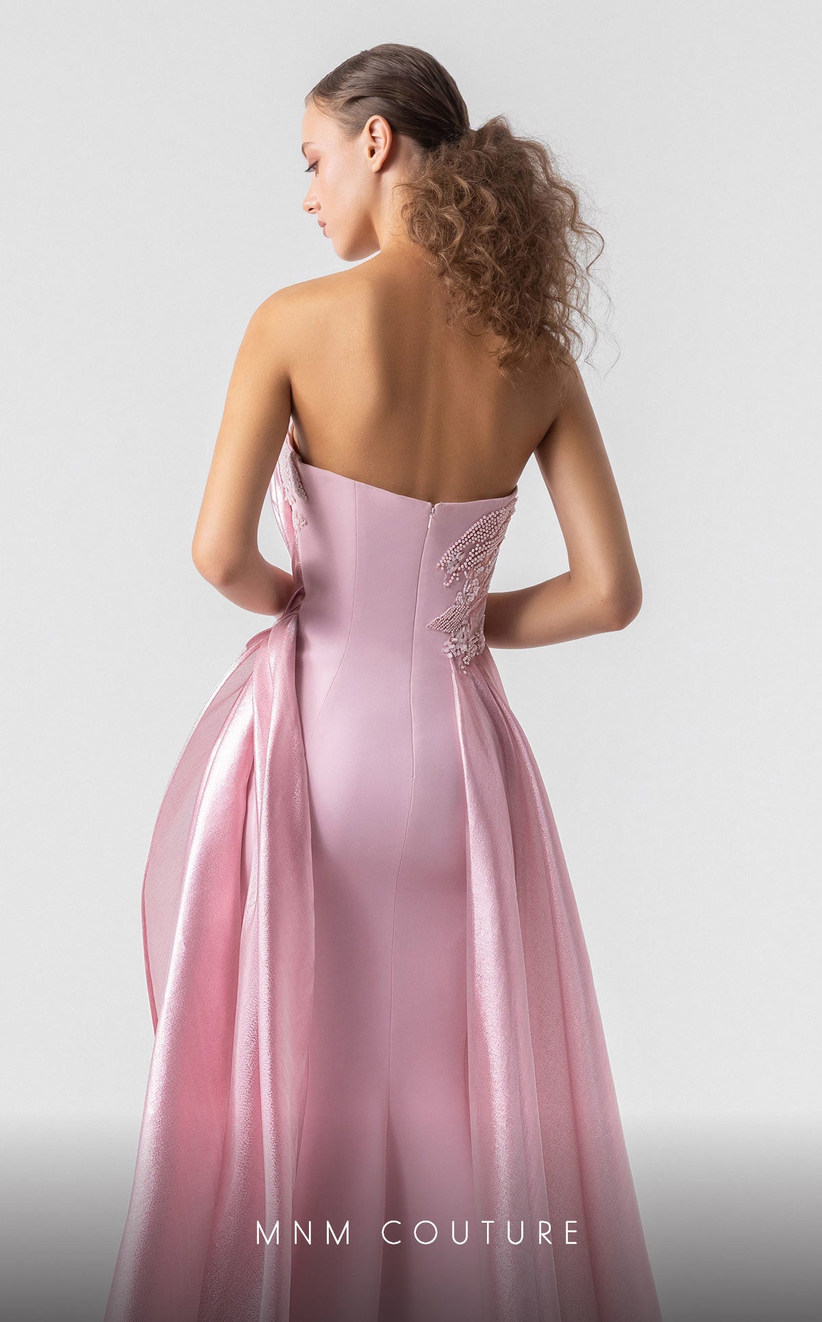 Prom Dresses Fitted Lace Long Formal Prom Dress Pink