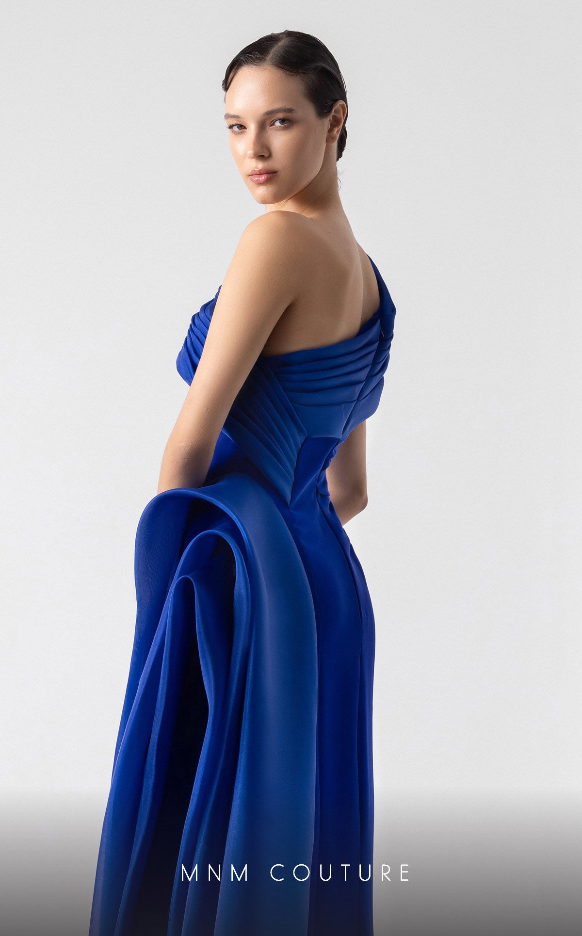 Formal Dresses Long Prom Formal Fitted Slit Evening Dress MNM Couture G1941 Royal Blue