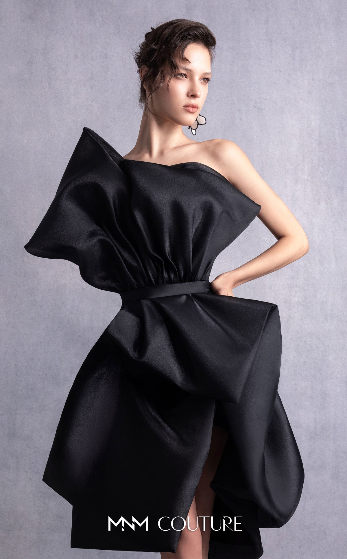 Cocktail Dresses Mini Short Cocktail Dress MNM Couture GOS2528 Black