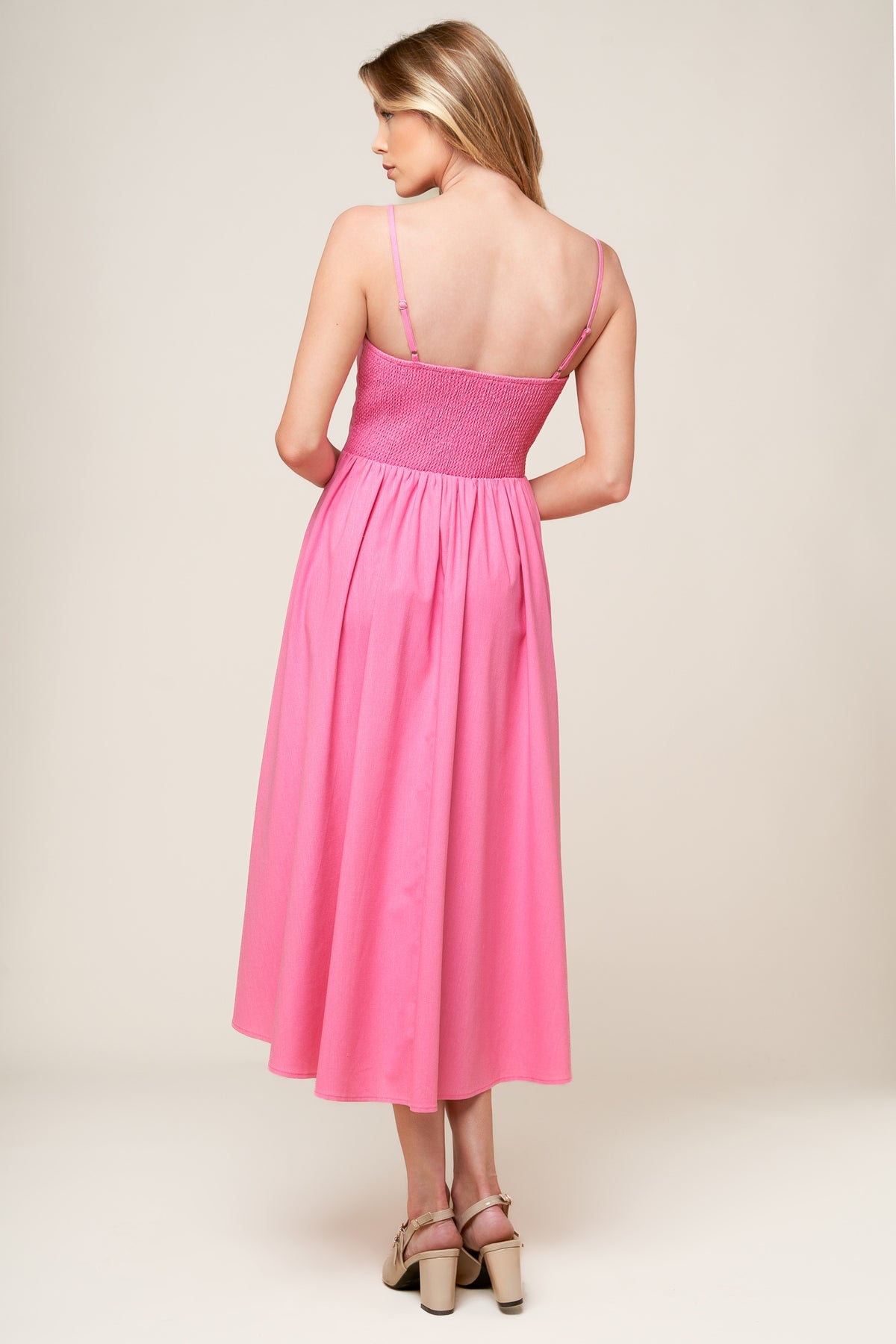 Cocktail Dresses Short Cocktail A Line Midi Dress Flying Tomato ID22255 Pink