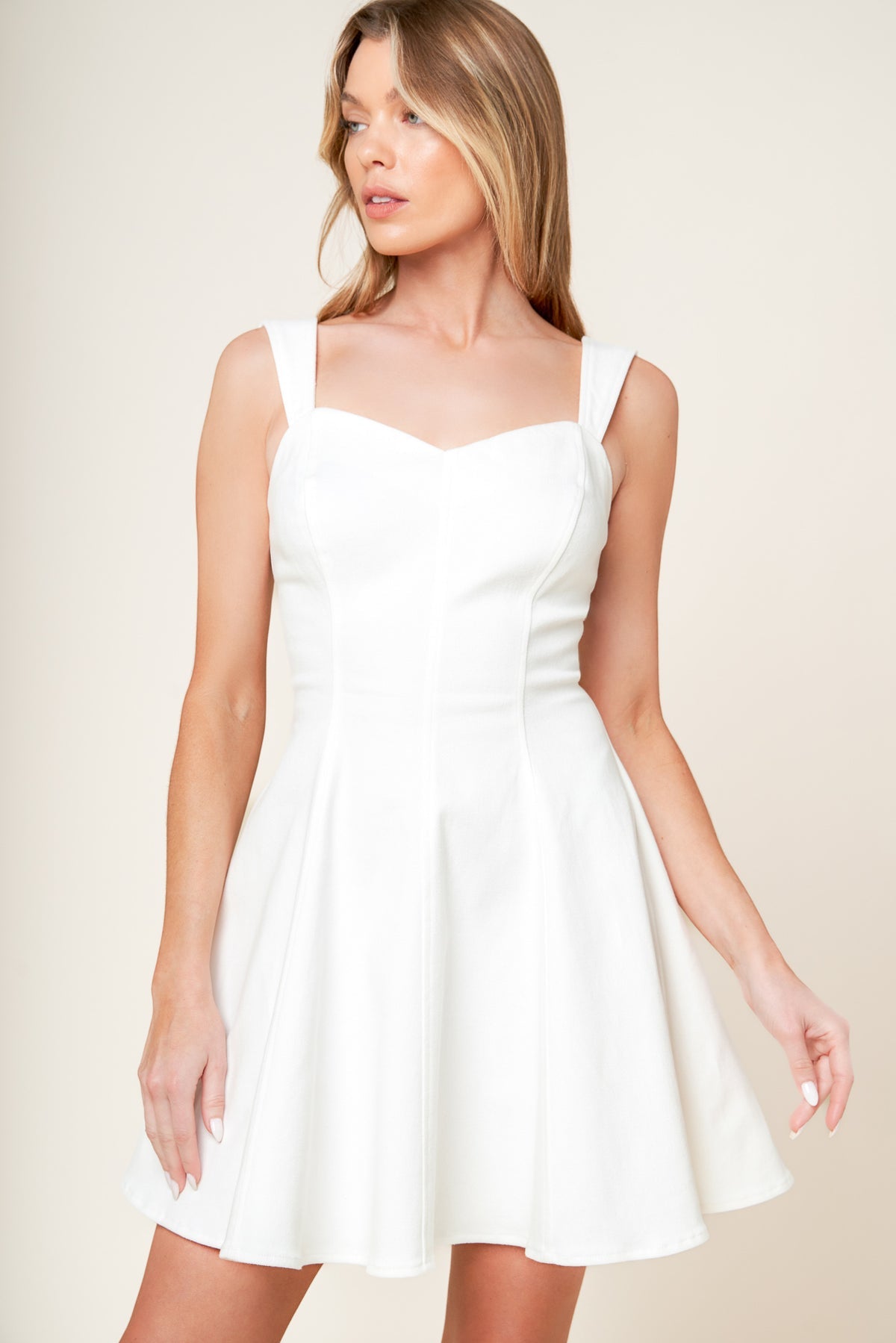 Cocktail Dresses Short Mini A Line Cocktail Dress Flying Tomato ID22281 White Denim