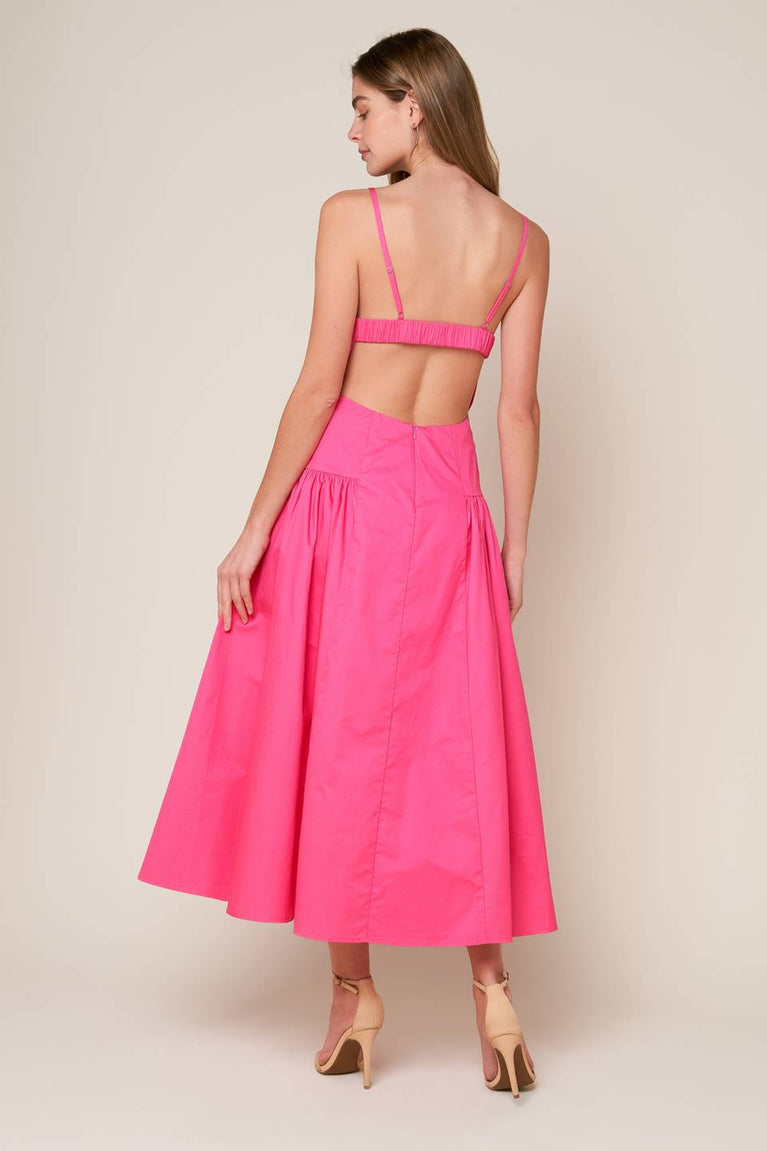 Cocktail Dresses Tea Length A Line Short Pleated Cocktail Dress Flying Tomato ID22330 Pink