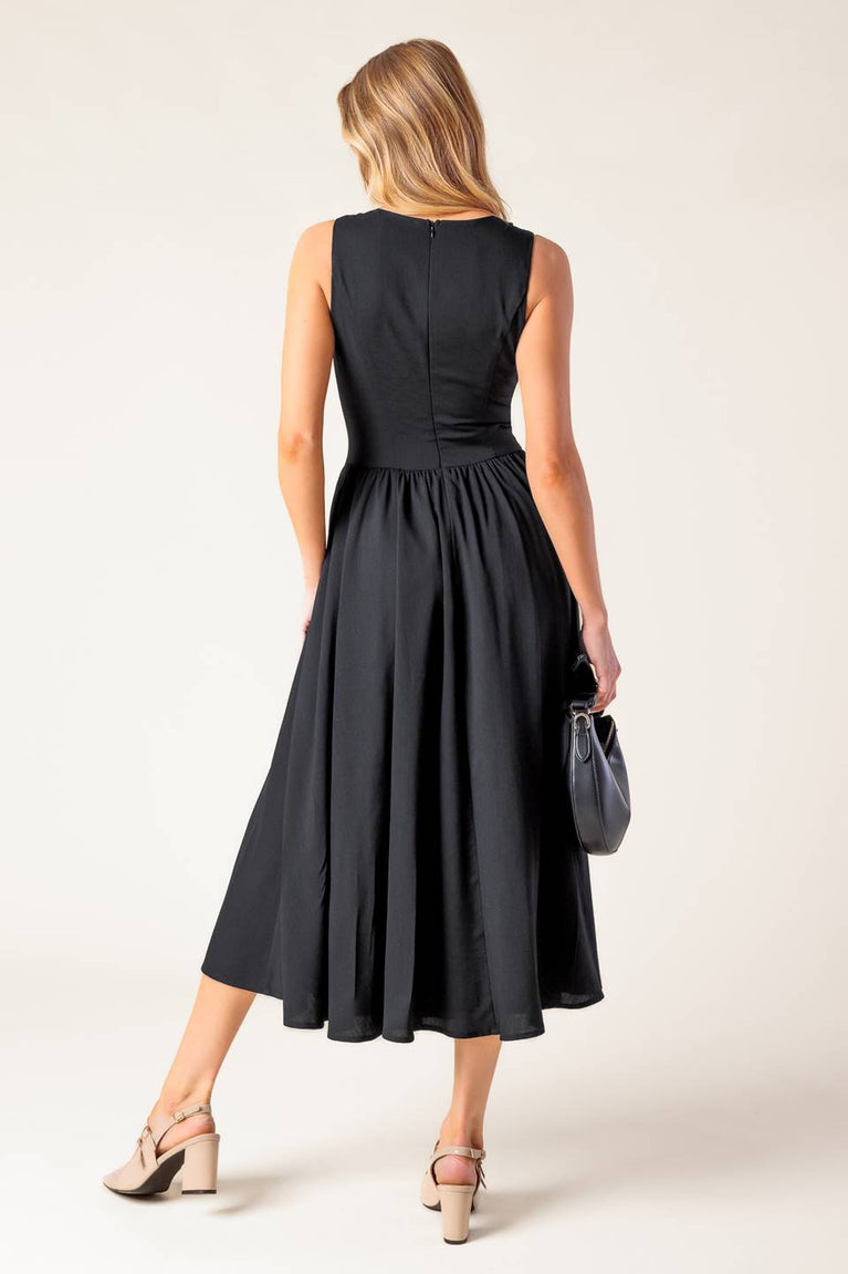 Cocktail Dresses A Line Short Midi Cocktail Dress Flying Tomato ID22378 Black