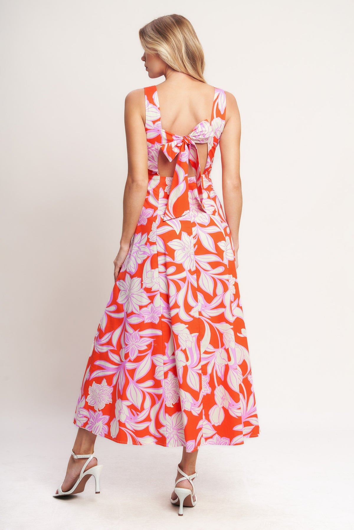 Cocktail Dresses Tea Length Short Print A Line Cocktail Dress Flying Tomato ID22738 Burnt Orange