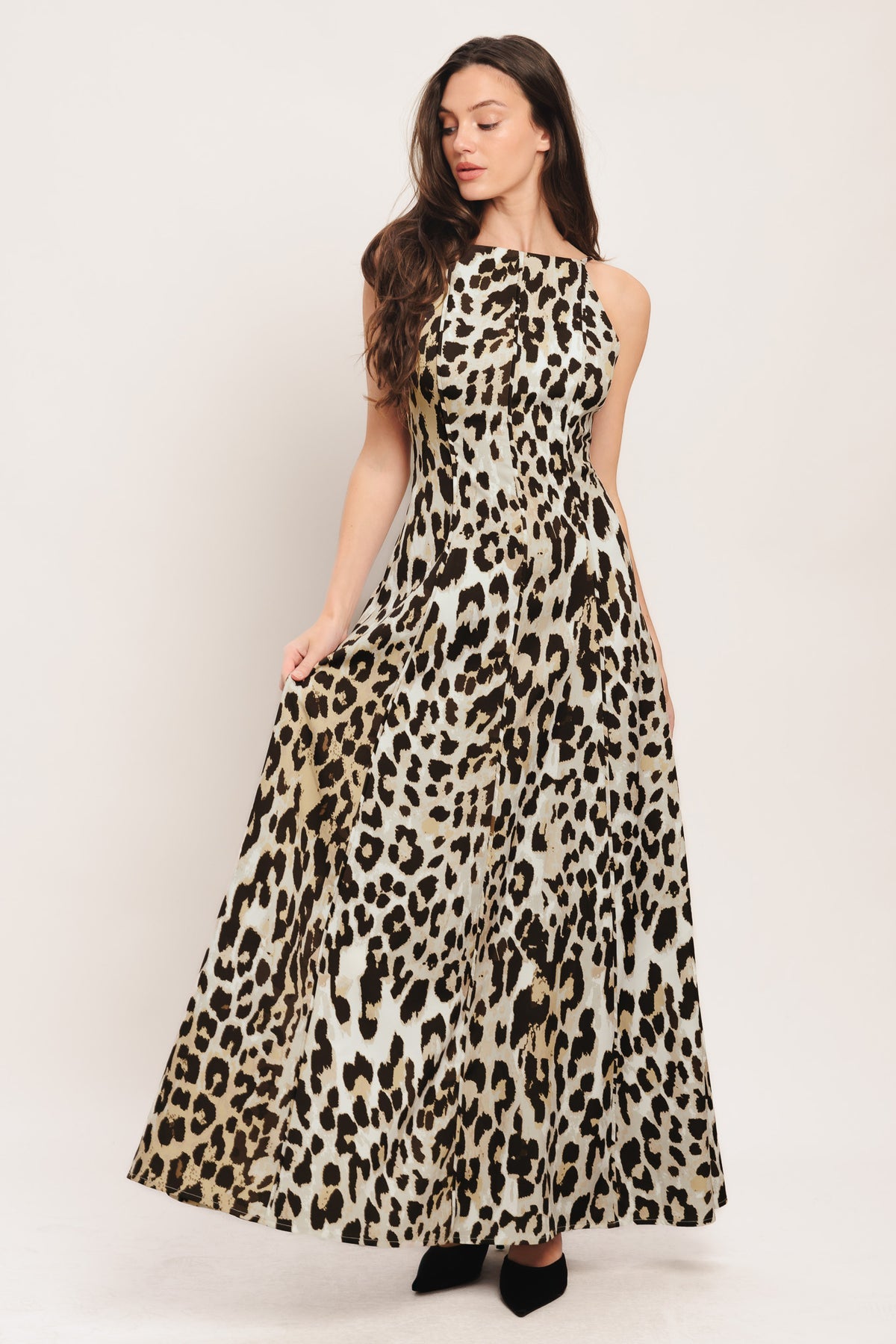 Formal Dresses Long Formal Print A Line Evening Prom Dress Flying Tomato ID22739 Ivory