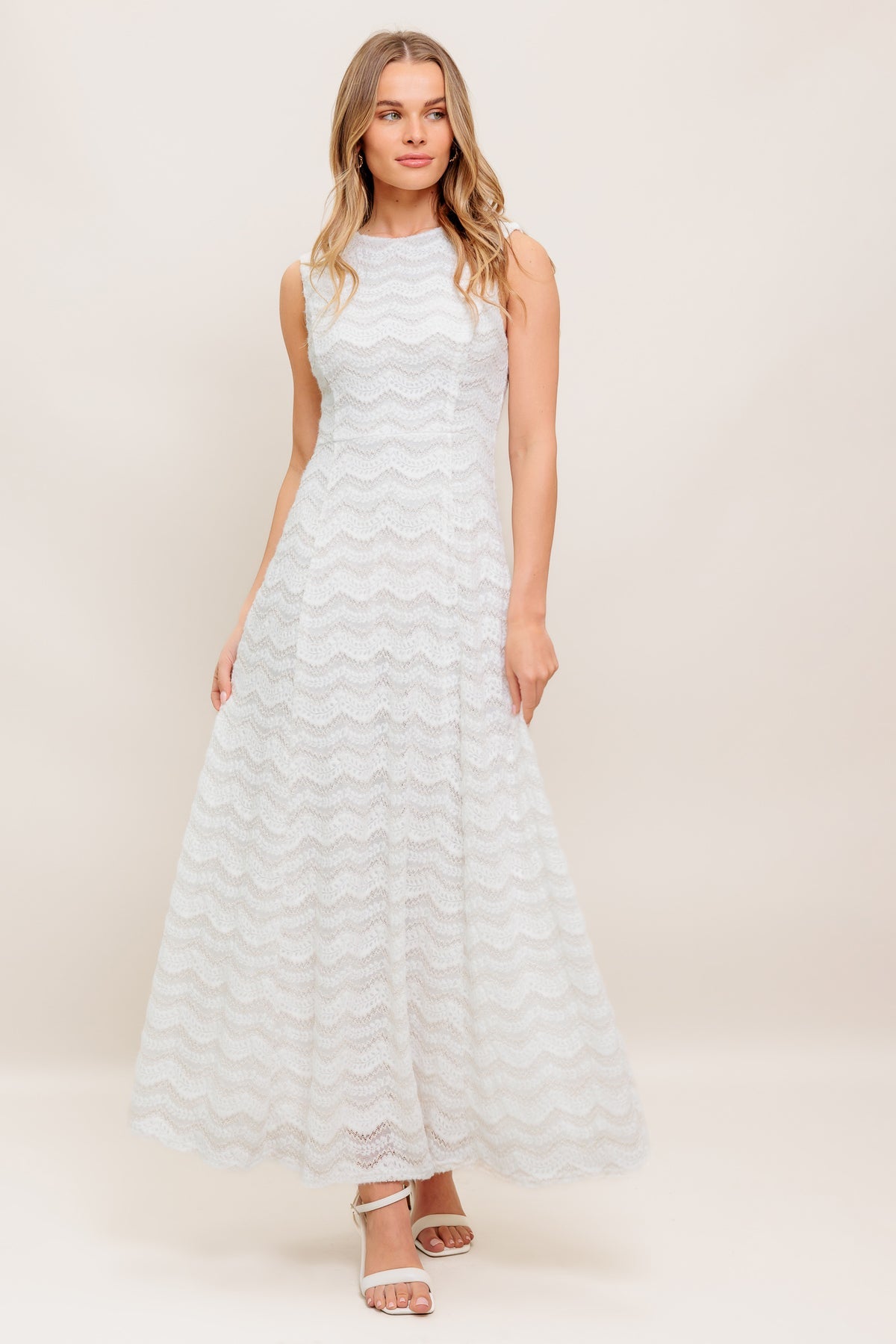 Cocktail Dresses Short A Line Tea Length Lace Cocktail Dress Flying Tomato ID22819 Cream