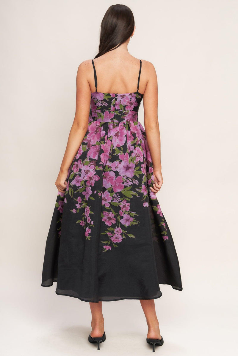 Sweetheart Midi Organza Formal A-Line Dress Flying Tomato ID23266